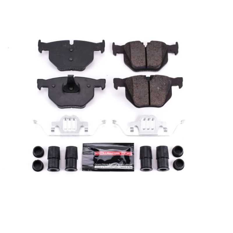 Power Stop 07-18 BMW X5 Rear Z23 Evolution Sport Brake Pads w/Hardware PowerStop