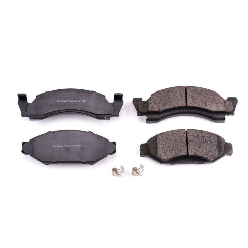 Power Stop 1974 American Motors Ambassador Front Z17 Evo Ceramic Brake Pad w/Hardware PowerStop
