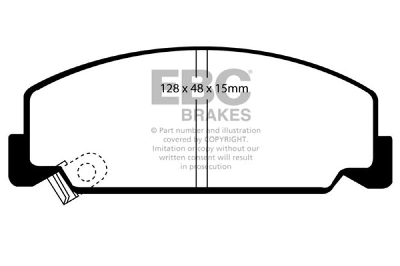 EBC Ultimax2 Front Brake Pads - UD273 EBC