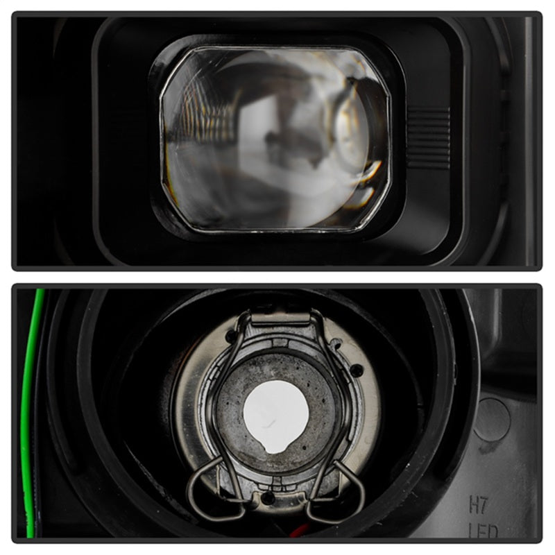 Spyder Signature 20-21 Ford F150 (Halogen Model) Proj. Headlights - Black (PRO-YD-FF15021HALSI-BK) SPYDER