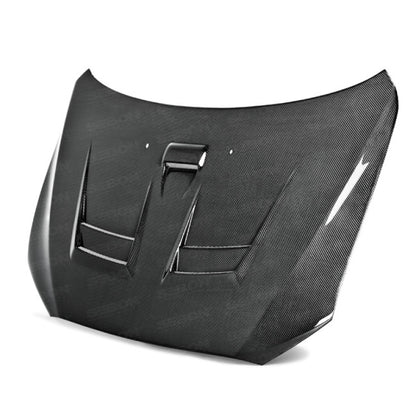 Seibon DV-style carbon fiber hood for 2008-2015 Mitsubishi Lancer EVO X - HD0809MITEVOX-DV Seibon