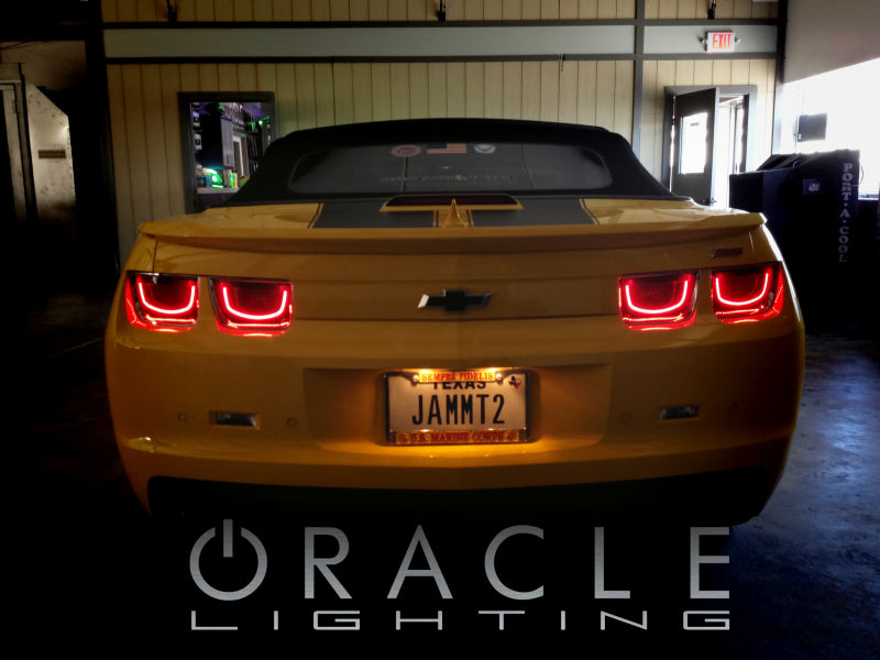 Oracle Chevy Camaro 10-13 Afterburner 2.0 Tail Light Halo Kit - Red