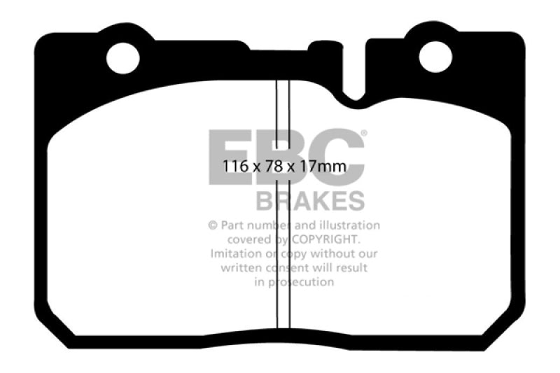 EBC Ultimax2 Front Brake Pads - UD665 EBC