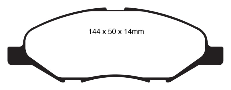 EBC GreenStuff Front Brake Pads - DP21832