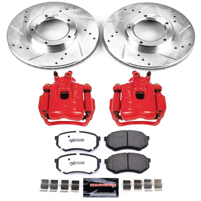 Power Stop 95-04 Toyota Tacoma Front Z36 Truck & Tow Brake Kit w/Calipers PowerStop