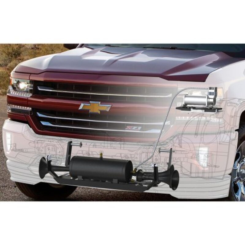 Kleinn 07-13 Chevrolet Silverado/ Sierra Onboard Air System w/ Model 230 Horns