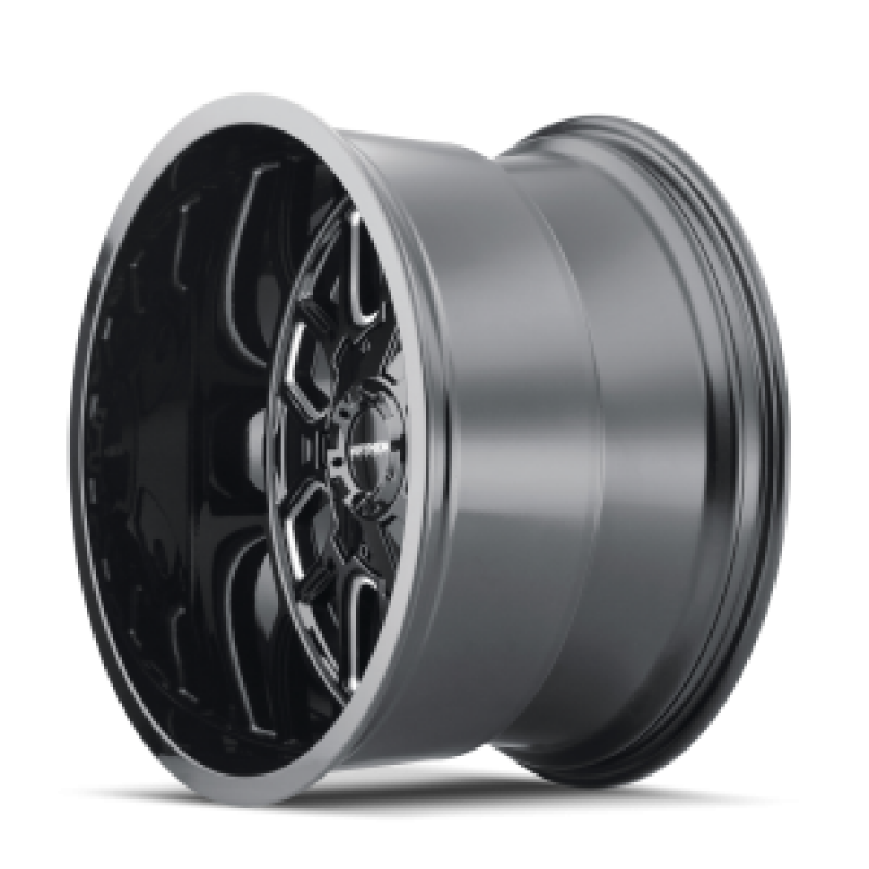 Mayhem 8107 Cogent 18x9 / 8x170 BP / 0mm Offset / 125.2mm Hub Gloss Black Milled Wheel