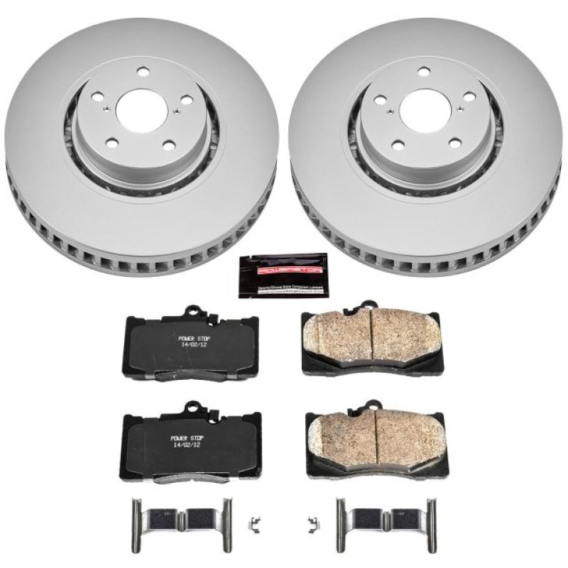Power Stop 07-11 Lexus GS350 Front Z17 Evolution Geomet Coated Brake Kit PowerStop