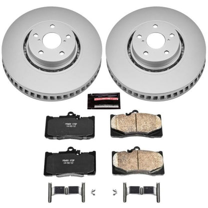 Power Stop 07-11 Lexus GS350 Front Z17 Evolution Geomet Coated Brake Kit PowerStop