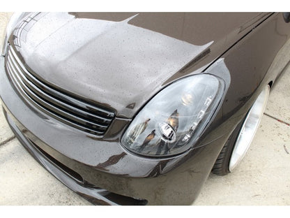 Spyder Infiniti G35 03-04 4DR Projector Halogen - LED Halo DRL Blk High H4 PRO-YD-IG35034D-DRL-BK SPYDER