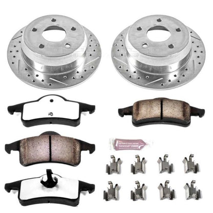 Power Stop 99-04 Jeep Grand Cherokee Rear Z36 Truck & Tow Brake Kit PowerStop
