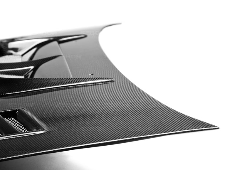 Seibon CW-style carbon fiber hood for 1998-2001 Subaru Impreza - HD9801SBIMP-CW