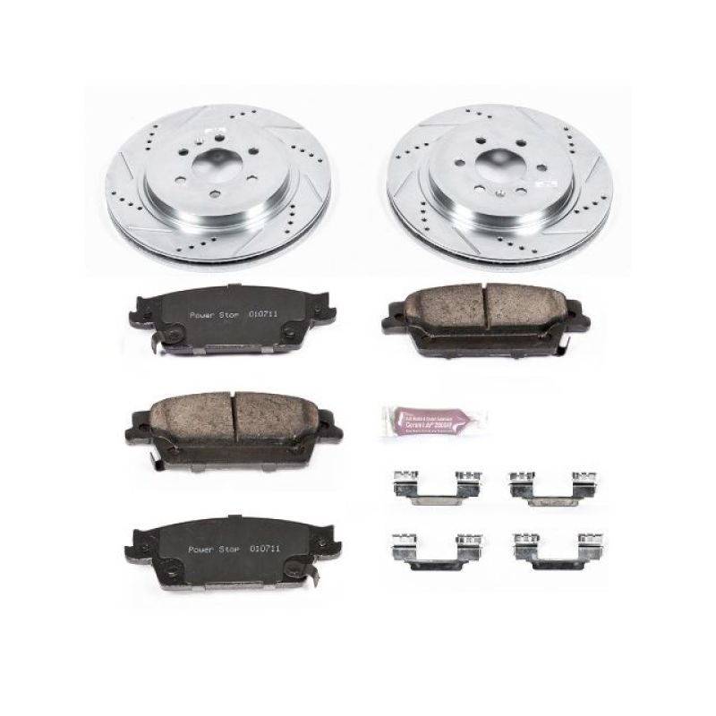 Power Stop 04-09 Cadillac SRX Rear Z23 Evolution Sport Brake Kit PowerStop