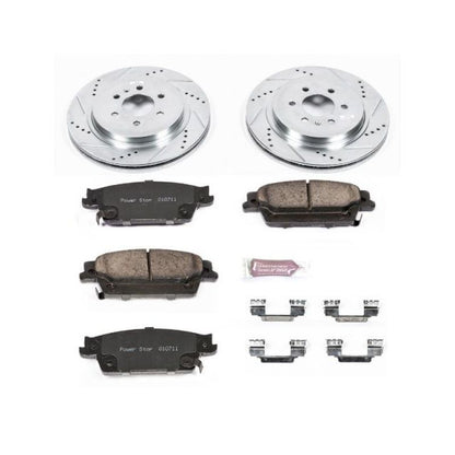 Power Stop 04-09 Cadillac SRX Rear Z23 Evolution Sport Brake Kit PowerStop