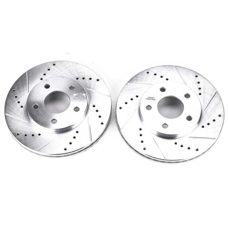 Power Stop 06-11 Chevrolet HHR Front Evolution Drilled & Slotted Rotors - Pair PowerStop