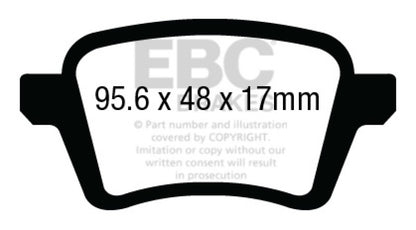 EBC RedStuff Rear Brake Pads - DP33027C EBC
