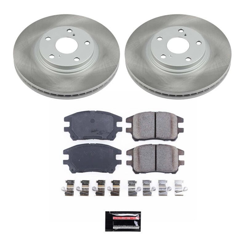 Power Stop 02-03 Lexus RX300 Front Semi-Coated Rotor Kit PowerStop