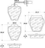 StopTech Premium Ceramic Brake Pads - 308.08390