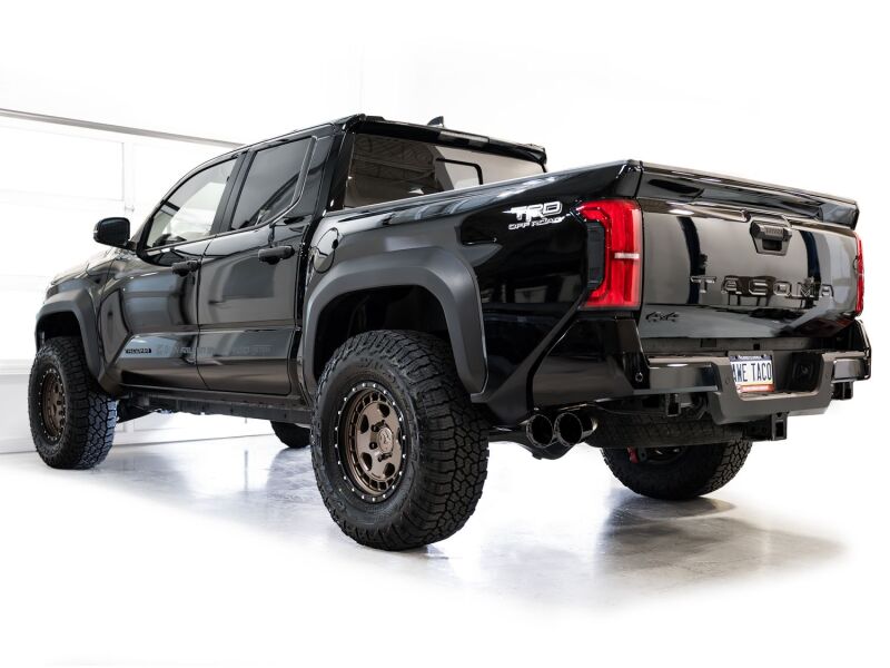 AWE Exhaust for 4th Gen Toyota Tacoma Dual Diamond Black Tips AWE Tuning