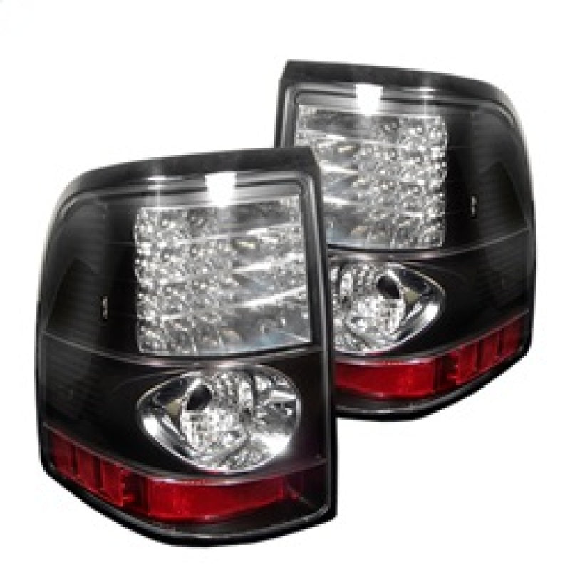 Spyder Ford Explorer 4Dr (Except Sport Trac)02-05 LED Tail Lights Black ALT-YD-FEXP02-LED-BK SPYDER