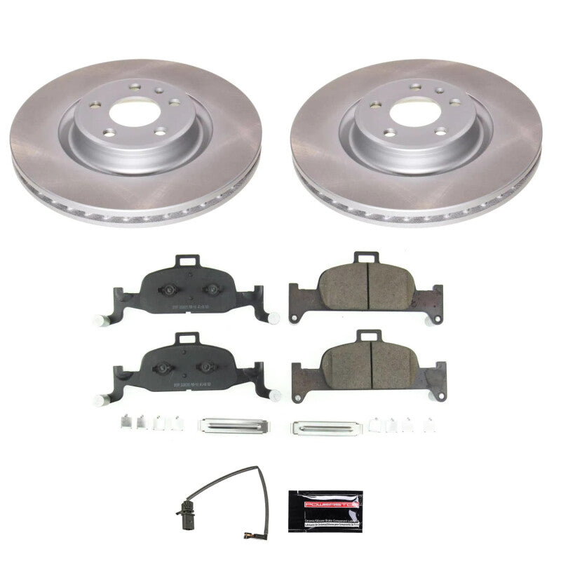 Power Stop 2018 Audi Q5 Front Semi-Coated Rotor Kit PowerStop