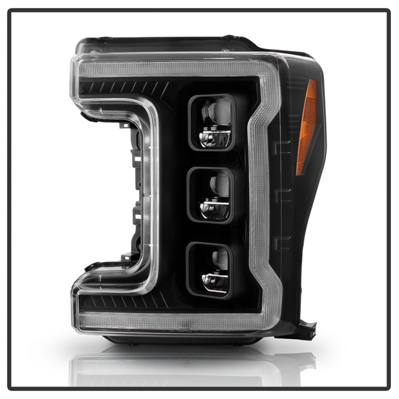 Spyder Ford F-250/F-350/F450 17-18 Full LED Headlights Chrome PRO-YD-FS17HALAP-SEQ-BK SPYDER