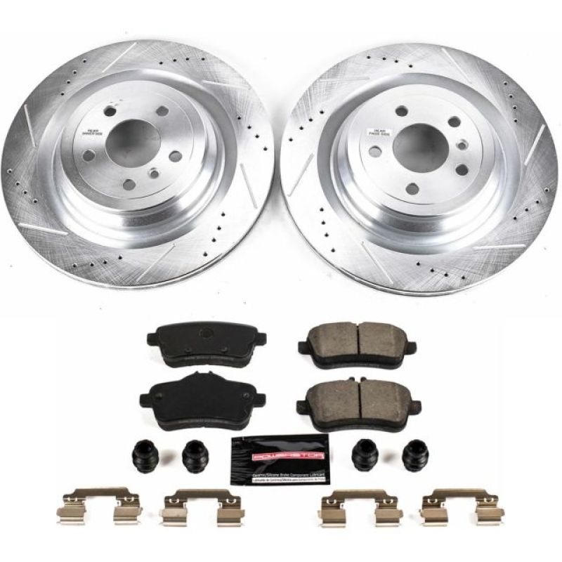 Power Stop 17-18 Mercedes-Benz GLS450 Rear Z23 Evolution Sport Brake Kit PowerStop