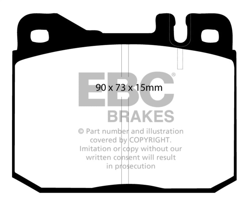 EBC RedStuff Front Brake Pads - DP3261C EBC