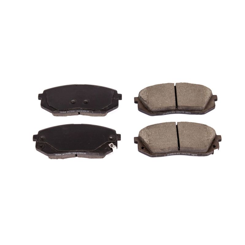 Power Stop 2018 Hyundai Elantra GT Front Z16 Evolution Ceramic Brake Pads PowerStop