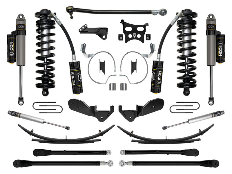 ICON 2023 Ford F250/F350 4-5.5in Stage 6 Coilover Conversion System w/ Expansion Packs