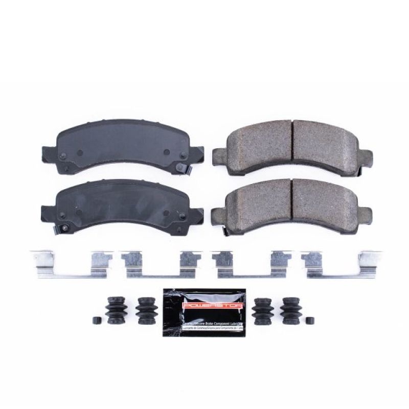 Power Stop 02-06 Cadillac Escalade Rear Z23 Evolution Sport Brake Pads w/Hardware PowerStop