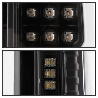 Spyder Chevy Silverado 19-20 LED Tail Light Black ALT-YD-CS19HAL-BK SPYDER