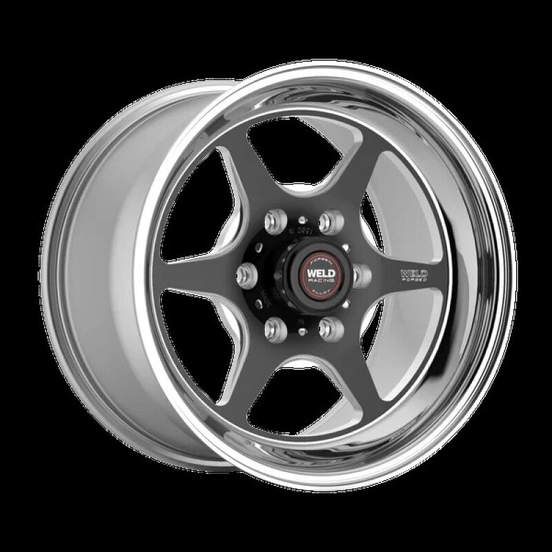 Weld S79 HD S79 20x10in / 6x139.7 BP / 7in BS Black Center - Polished Shell Wheel