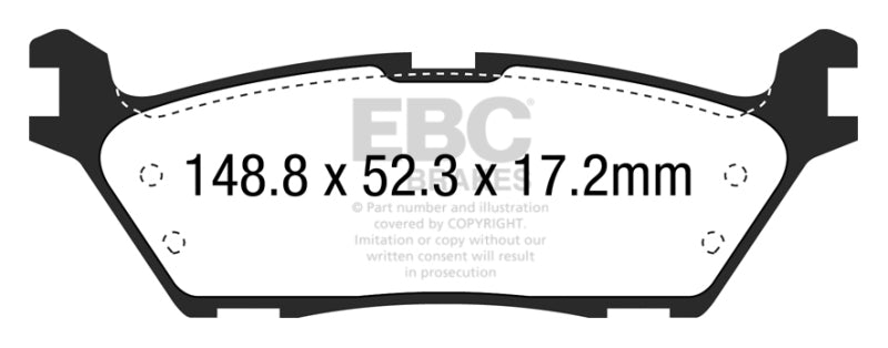 EBC Ultimax2 Rear Brake Pads - UD1790 EBC