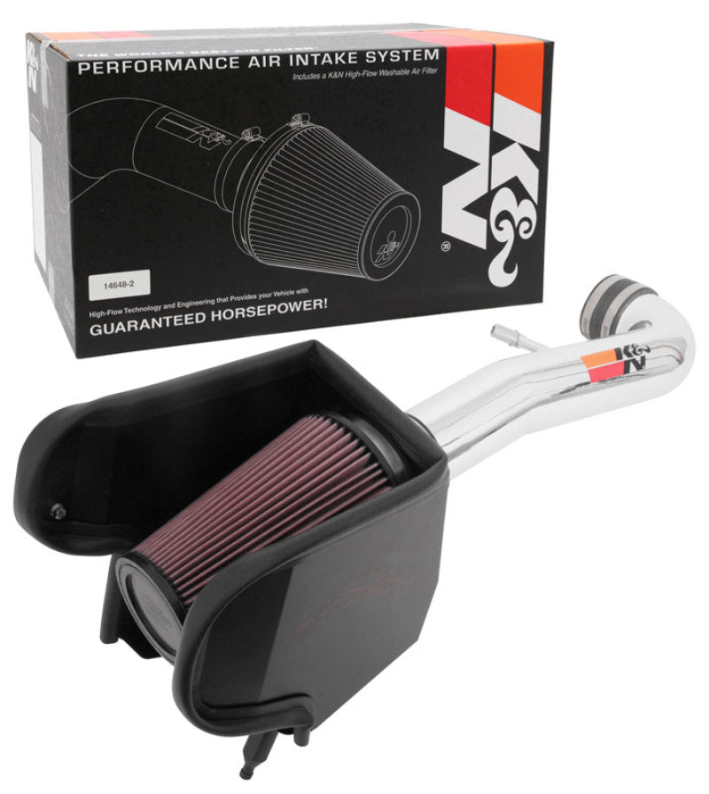 K&N 2018 Jeep Wrangler JL V6-3.6L High Flow Performance Kit K&N Engineering