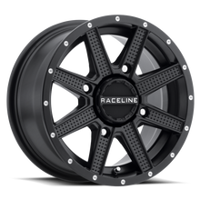 Load image into Gallery viewer, Raceline A92B Hostage 12x7in / 4x110 BP / 10mm Offset / 83.8mm Bore - Satin Black Wheel