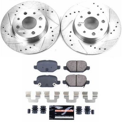 Power Stop 13-18 Fiat 500 Rear Z23 Evolution Sport Brake Kit PowerStop