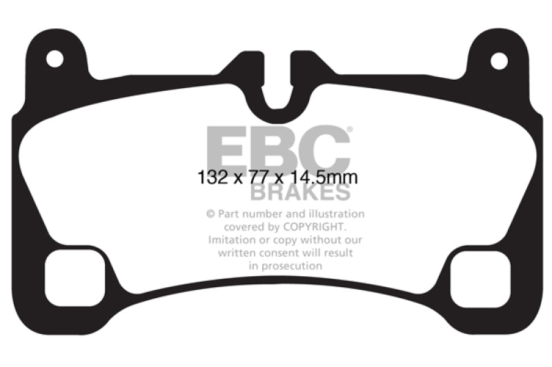 EBC YellowStuff Rear Brake Pads - DP41836R EBC