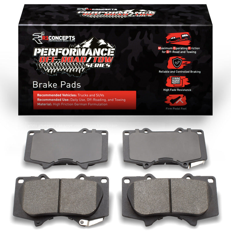 R1 00-26 Toyota Hi-Lux Front Performance Off-Road/Tow Brake Pads