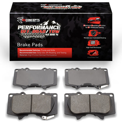 R1 00-26 Toyota Hi-Lux Front Performance Off-Road/Tow Brake Pads