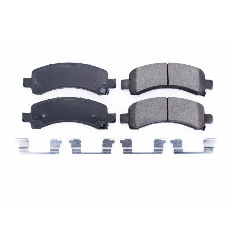 Power Stop 03-19 Chevrolet Express 2500 Rear Z17 Evolution Ceramic Brake Pads w/Hardware PowerStop