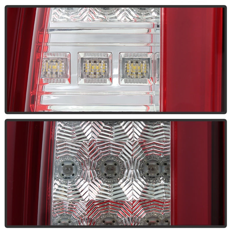 Spyder Chevy Tahoe / Suburban 15-17 LED Tail Lights - Red Clear (ALT-YD-CTA15-LED-RC) SPYDER