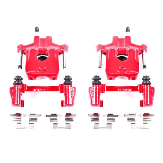 Power Stop 05-07 Toyota Avalon Rear Red Calipers w/Brackets - Pair PowerStop