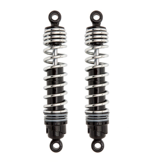 Progressive Harley 412 Cruise Series Shocks 12.5in - Chrome