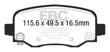 Load image into Gallery viewer, EBC Ultimax2 Rear Brake Pads - UD1734