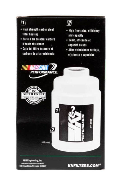 K&N Cellulose Media Fuel Filter 3.5in OD x 6.281in L K&N Engineering