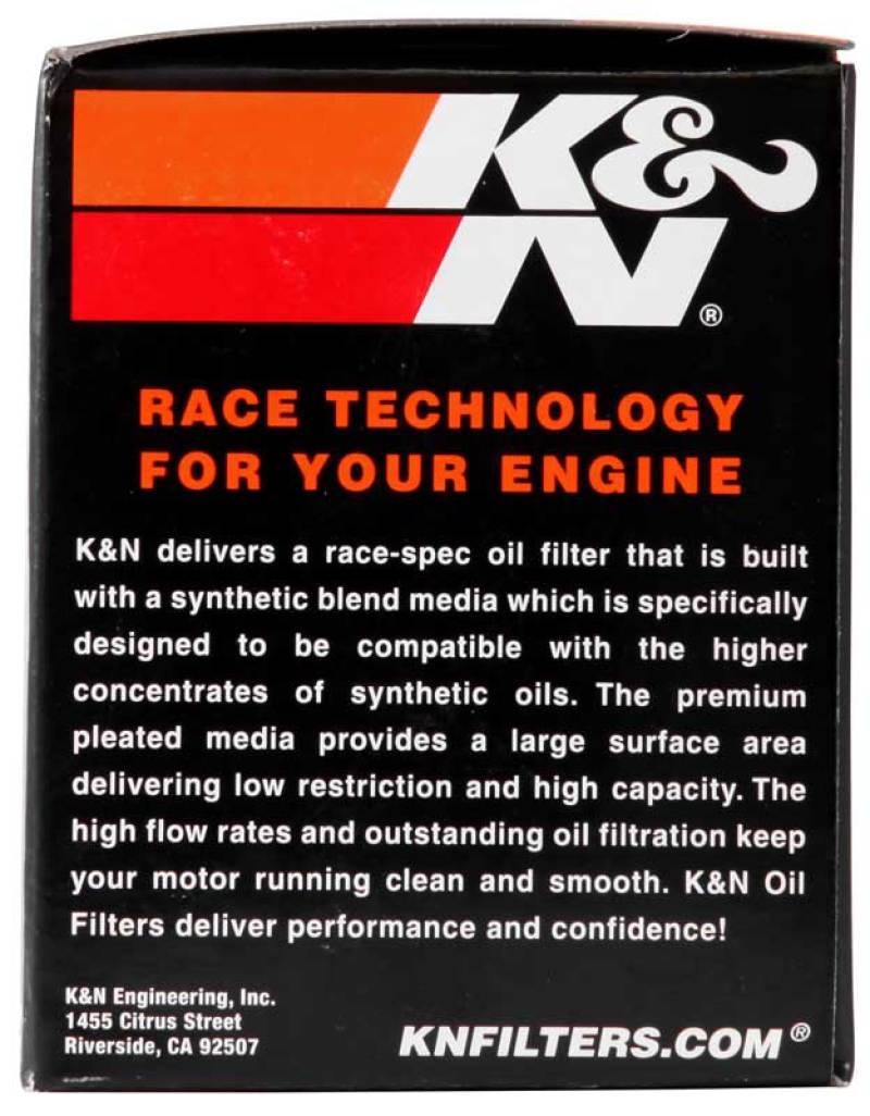 K&N Honda / Kawasaki / Yamaha / Polaris / Victory 2.688in OD x 3.344in H Oil Filter K&N Engineering