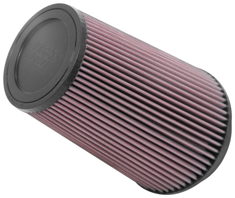 K&N Universal Clamp-On Air Filter 5in FLG / 6-1/2in B / 4-3/8in T / 8-3/4in H K&N Engineering