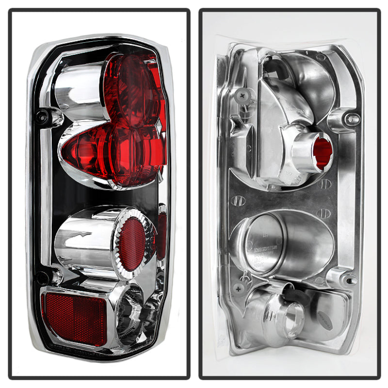 Spyder Ford F150 87-96/Ford Bronco 88-96 Euro Style Tail Lights Chrome ALT-YD-FF15089-C SPYDER