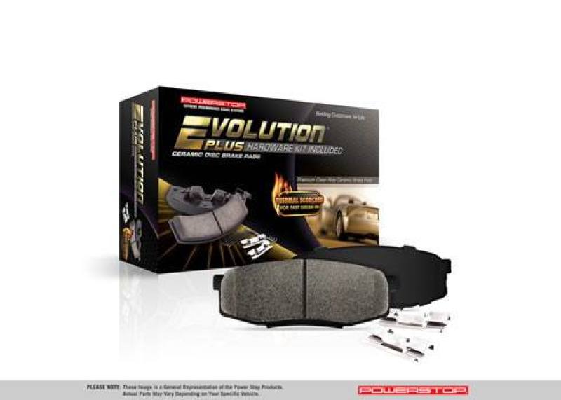 Power Stop 17-18 Mercedes-Benz AMG GT Front Z17 Evolution Ceramic Brake Pads w/Hardware PowerStop